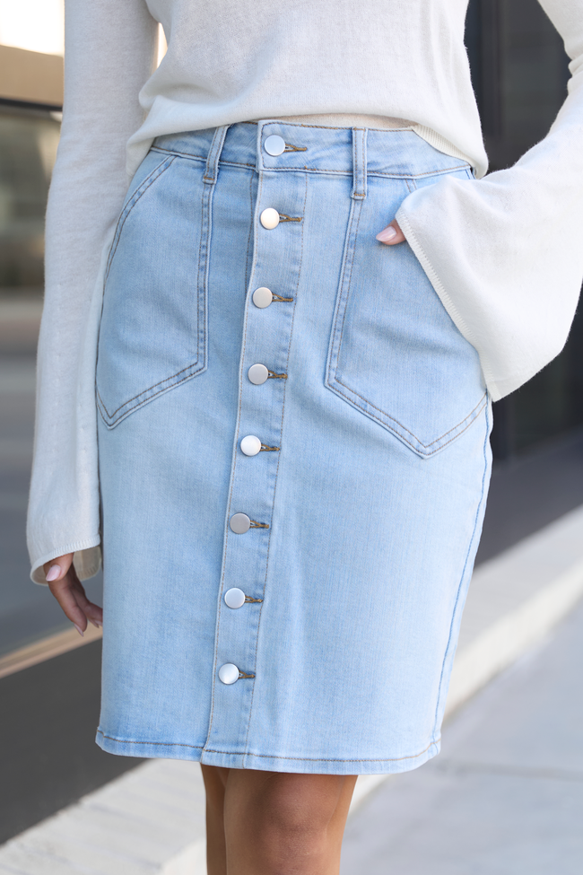 My Favorite Button Down Skirt