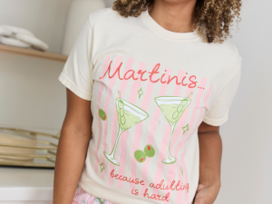 Adulting Is Hard Ivory Graphic Tee
