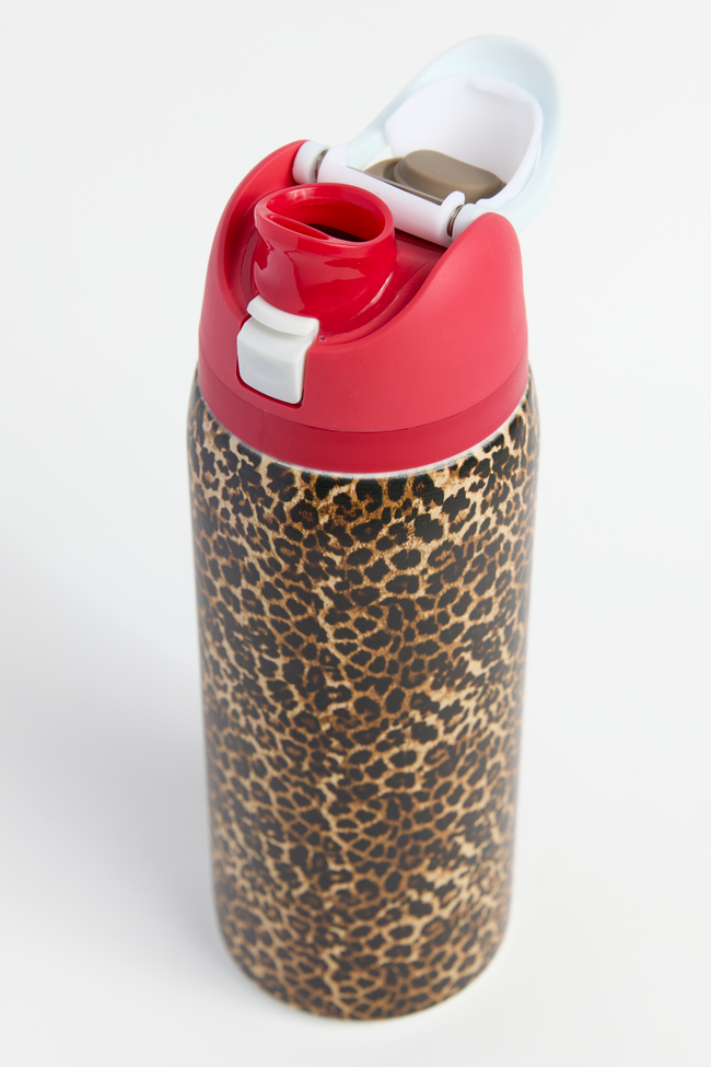 Leopard Print 32 Oz Water Bottle - Image 5