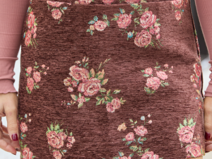 Edin Brown Tapestry Skort