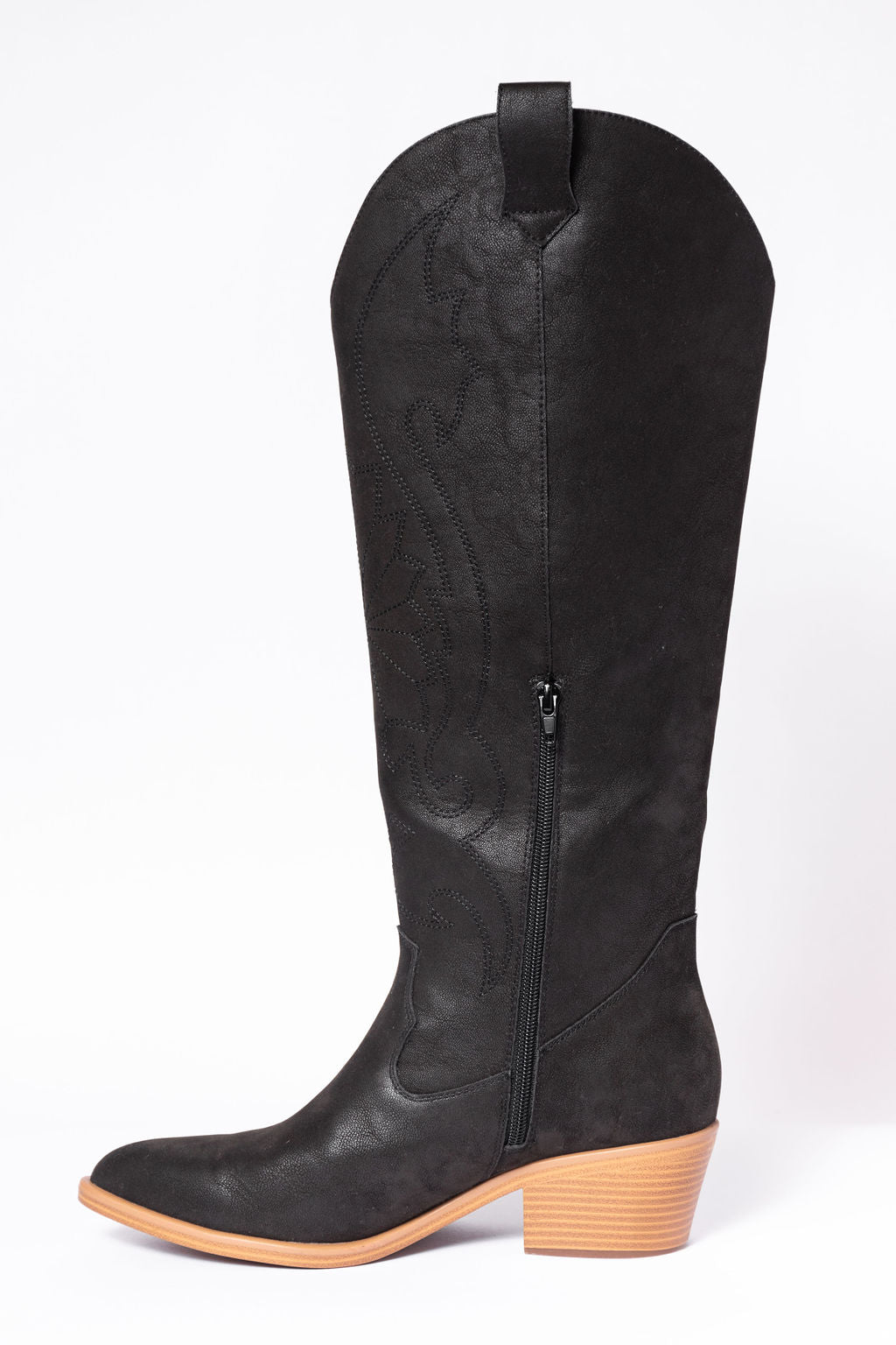 Shania Black Cowboy Boots - Image 3