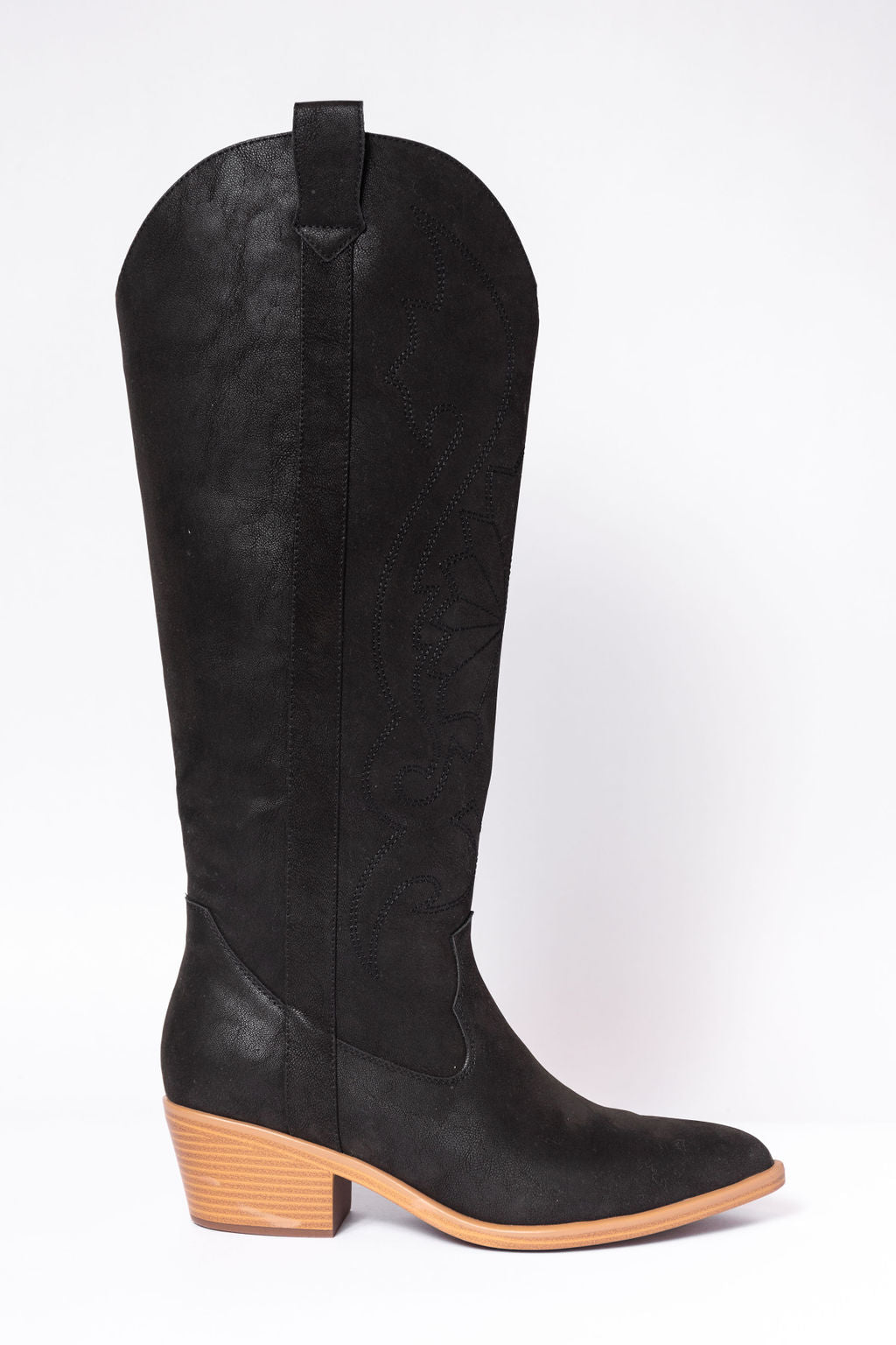 Shania Black Cowboy Boots - Image 6