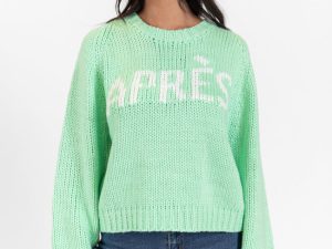 Apres Party Green Sweater