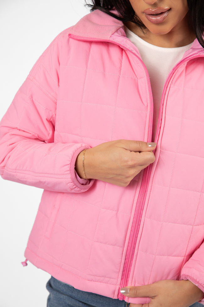 Vail Valley Pink Lightweight Puffer Jacket FINAL SALE - Image 3