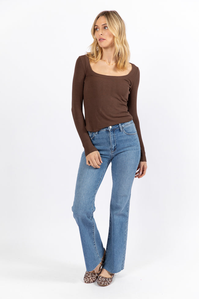 Eve Medium Wash Flare Jeans FINAL SALE - Image 2