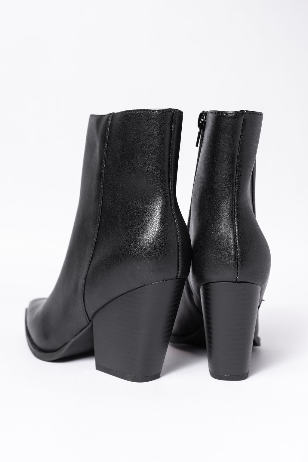 Ellison Black Pointed Toe Booties FINAL SALE - Image 5