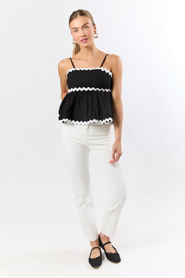 Westin White Straight Leg Raw Hem Jeans FINAL SALE - Image 2