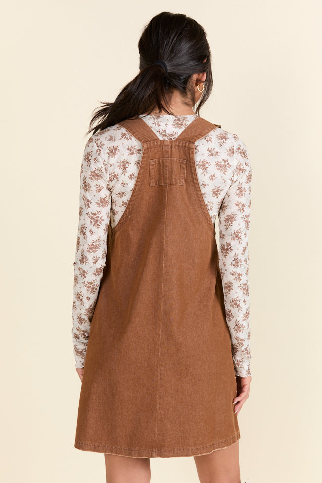 Anissa Brown Overall Dress - Image 4