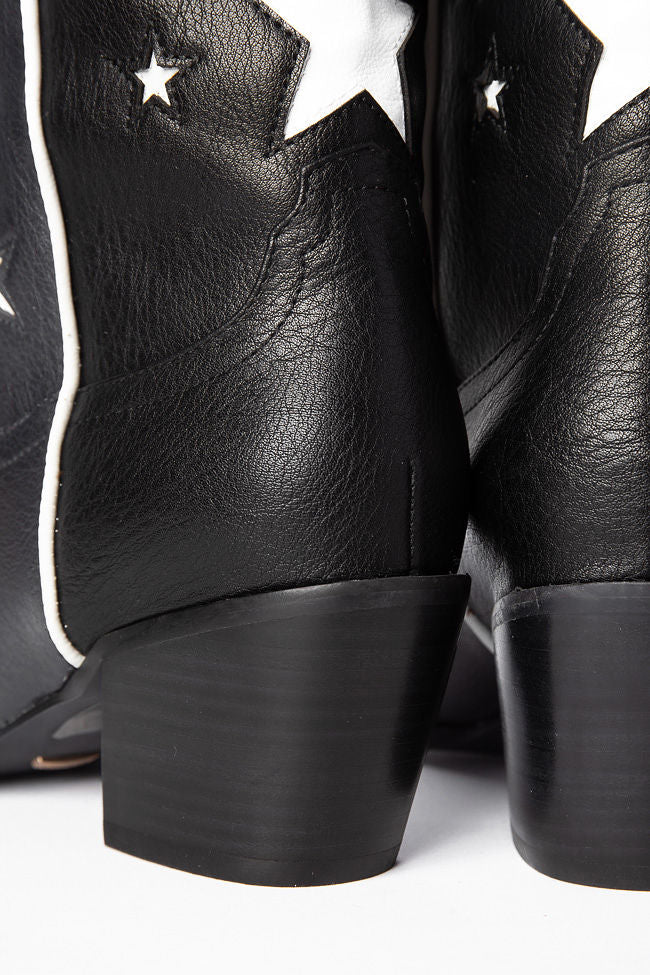 Dollie Black and White Star Boots FINAL SALE - Image 7
