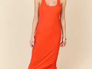 All The Reason Red Razor Back Knit Dress FINAL SALE