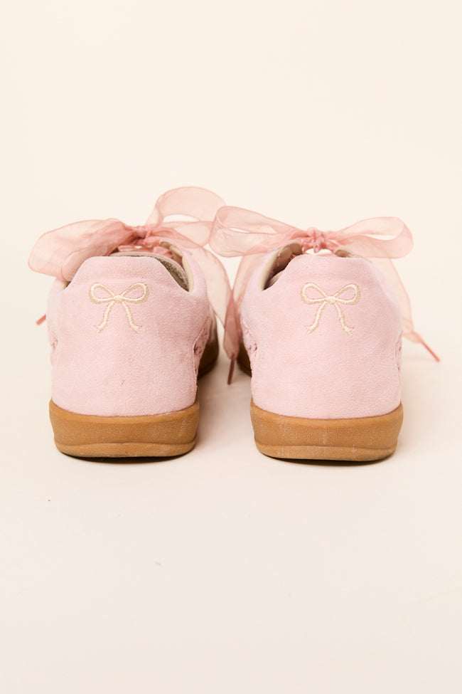 Julie Blush Crochet Detailed Sneakers FINAL SALE - Image 4