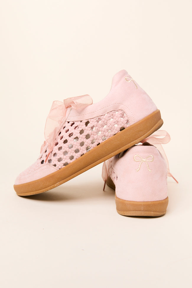Julie Blush Crochet Detailed Sneakers FINAL SALE - Image 5