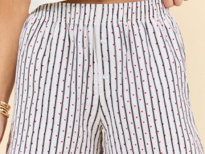 Living My Truth Stripes And Hearts Boxer Shorts FINAL SALE