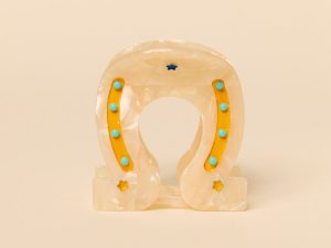 Matilda Ivory Horseshoe Claw Clip FINAL SALE