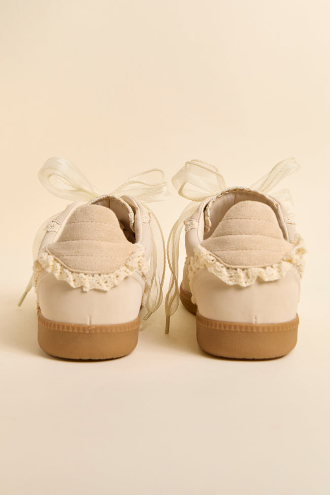 April Cream Shoe Charm Sneakers - Image 5