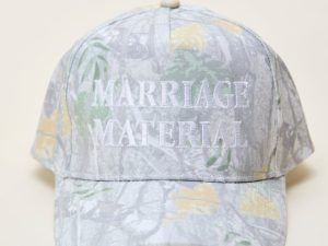 Marriage Material Camo Trucker Hat