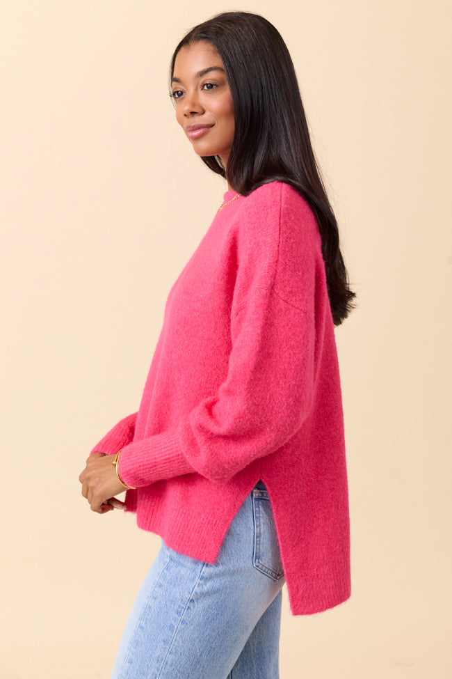 Flora Red Oversized Pullover FINAL SALE - Image 8