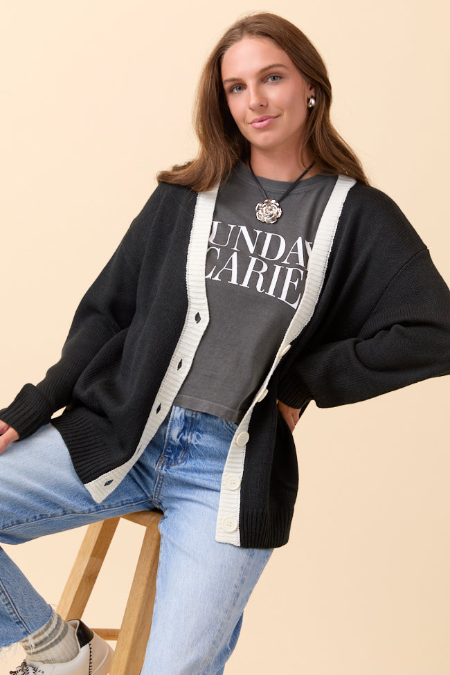 Annabelle Black and White Skull Cardigan FINAL SALE - Image 4