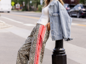 Marlie Leopard Print Pull-On Pants