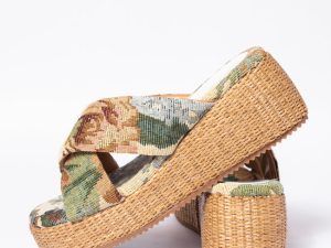Belle Floral Platform Sandals FINAL SALE