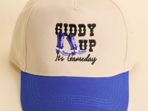Giddy Up It's Gameday Blue Trucker Hat FINAL SALE