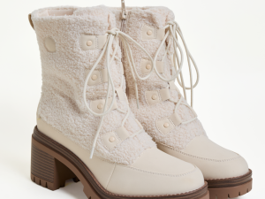 Alpes Ivory Shearling Boots