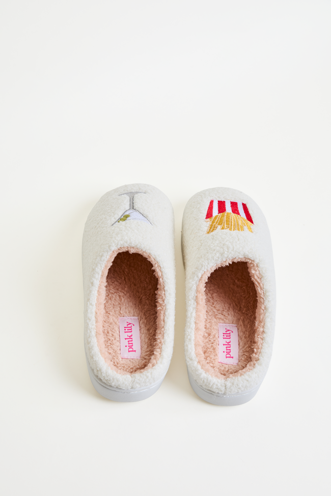 Cozi Girl Dinner Shearling Slippers - Image 7