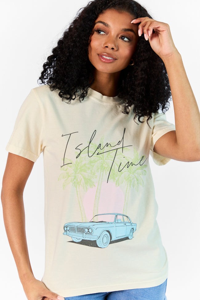 Island Time Ivory Graphic Tee