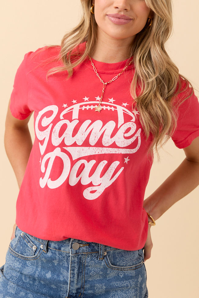 Game Day Script Paprika Graphic Tee - Image 2