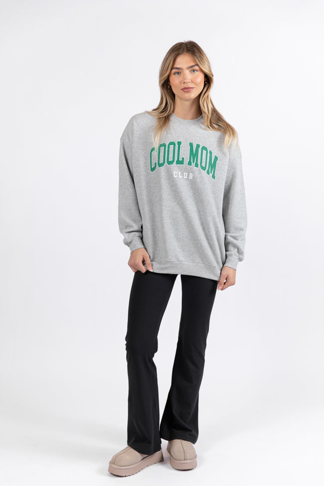 Cool Mom Club Light Grey Graphic Sweatshirt