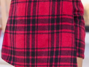 Sylvia Red Plaid Skort