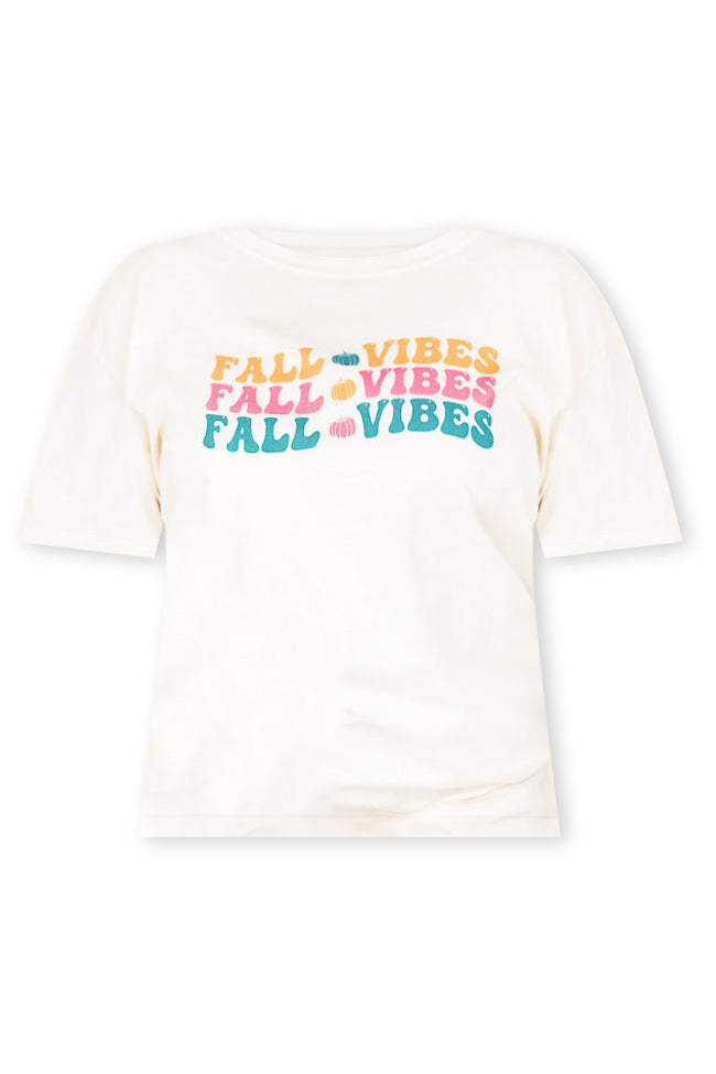 Fall Vibes Ivory Graphic Tee - Image 7