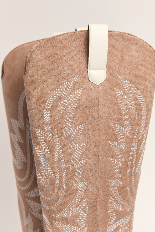 Boujee Two Tone Boots - Image 10