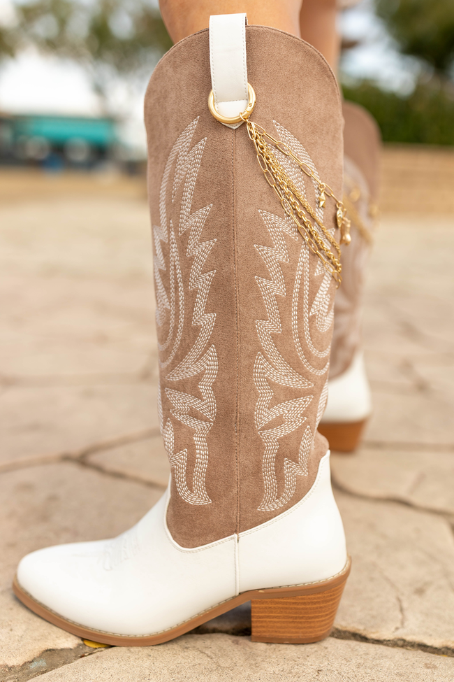 Boujee Two Tone Boots - Image 2