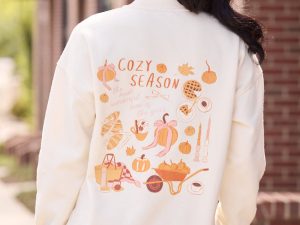 Cozy Season Cream Graphic Sweatshirt
