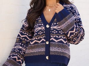 Juliet Oversized Fair Isle Cardigan