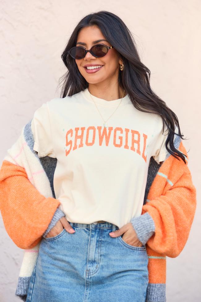 Showgirl Ivory Graphic Tee