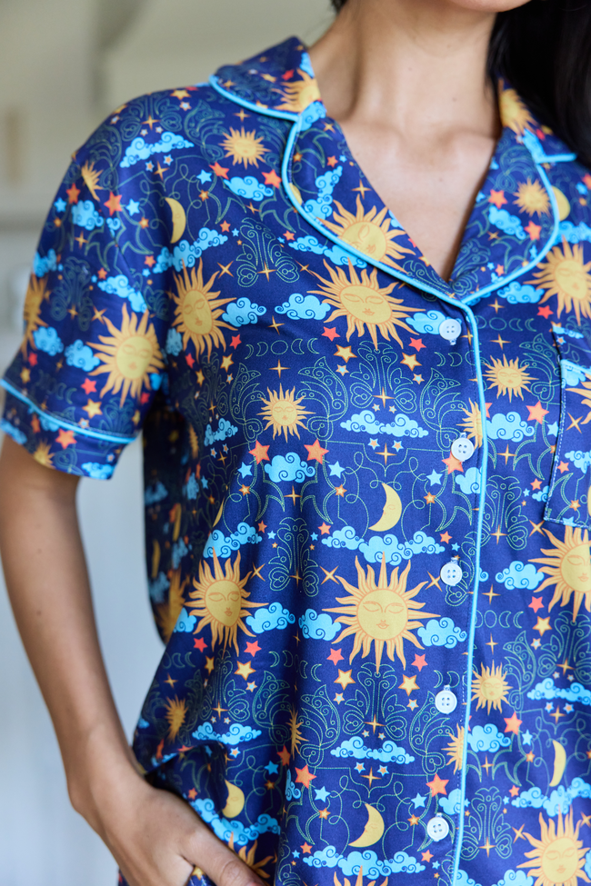 Nova Night Blue Pajama Set FINAL SALE - Image 2