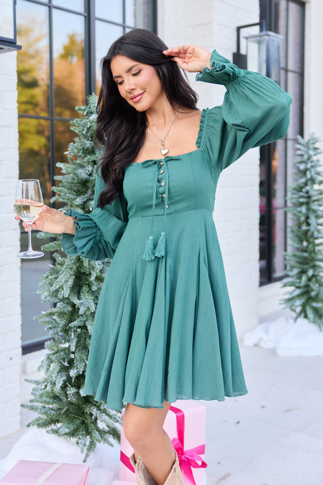 Alexia Green Mini Dress