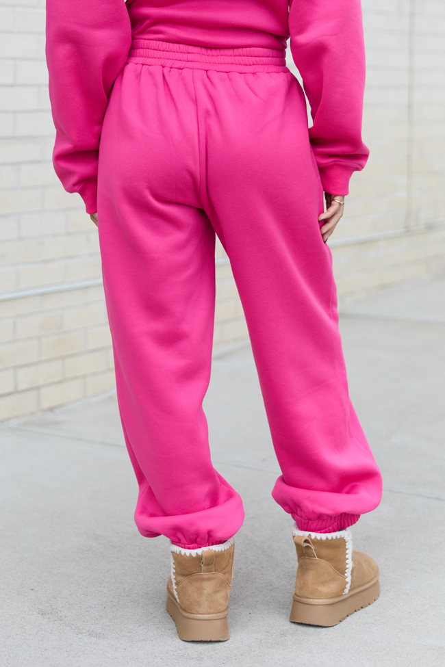 Cowgirl Ski Club Pink Sweatpants - Image 4