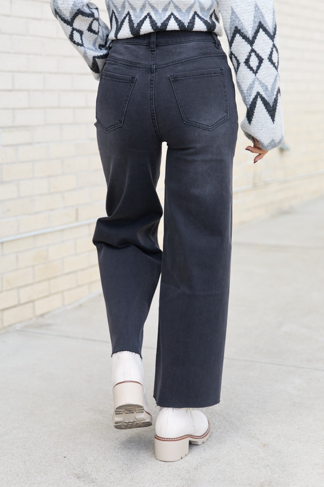 My Favorite Black Wide Leg Jeans - Image 4