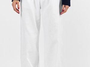 Day Off Ivory Linen Blend Pants FINAL SALE