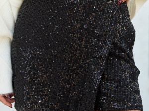 Blake Black Sequin Skort