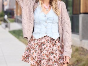 Uptown Cowgirl Denim Vest