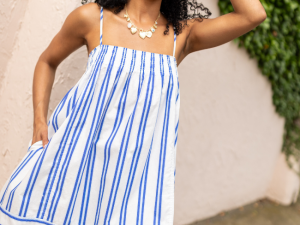 Completely Me Blue Striped Dress FINAL SALE
